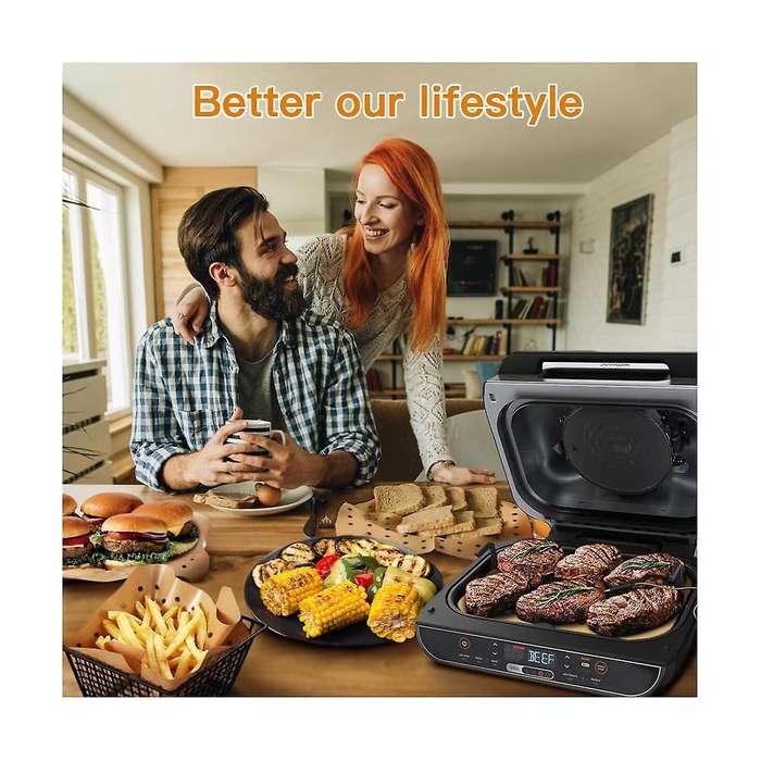 400pcs for Ninja Air Fryer Parchment Paper Liners for Ninja Foodi Smart Xl Fg551 6-in-1 Indoor Grill