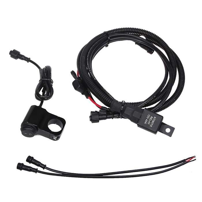 40A Relay Switch Control Line Group Waterproof for Handlebar Switch Work Light Spotlight Motorcycle