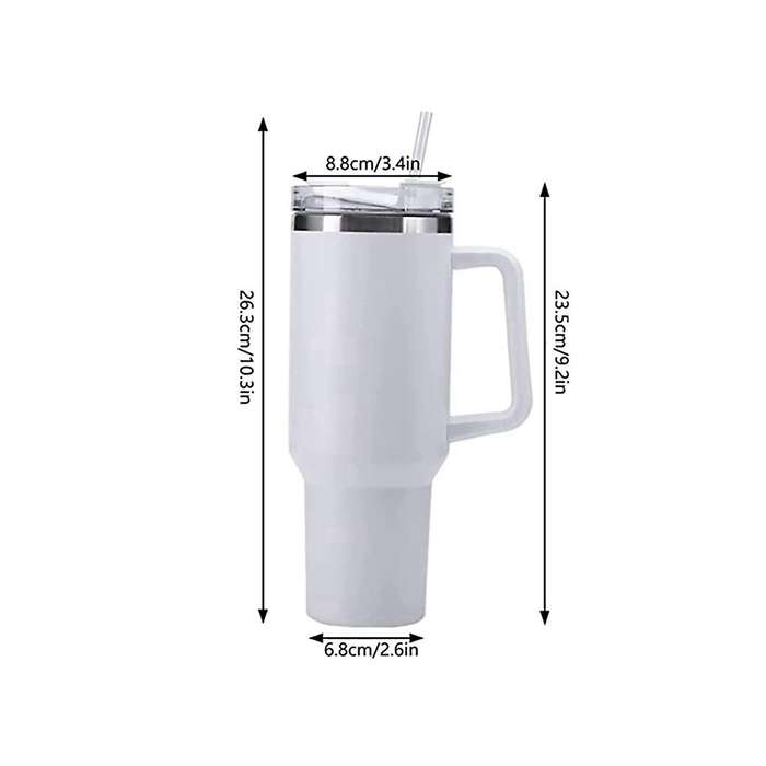40oz Insulation and Cold Insulation Car Cup Double Vacuum 304 Stainless Steel Straw Cup