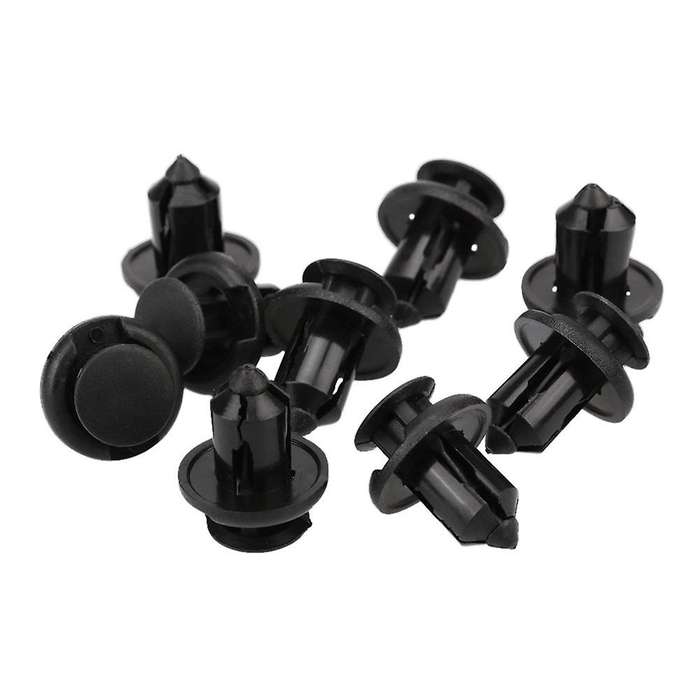 40pcs 10mm Push-type Plastic Bumper Flare Fastener Rivet Clips Remove the buckle tool