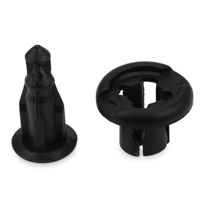 40pcs 10mm Push-type Plastic Bumper Flare Fastener Rivet Clips Remove the buckle tool