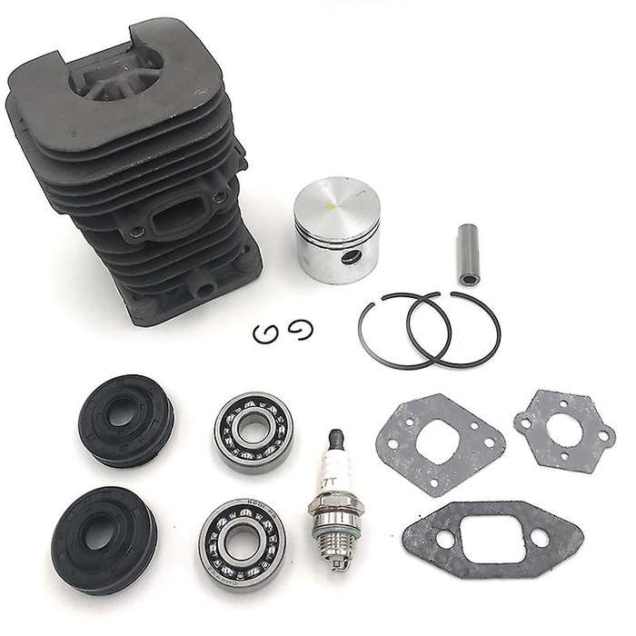 41.1mm Chainsaw Cylinder and Gasket Assy Plug Grooved Ball Kit for Partner 350 Partner 351