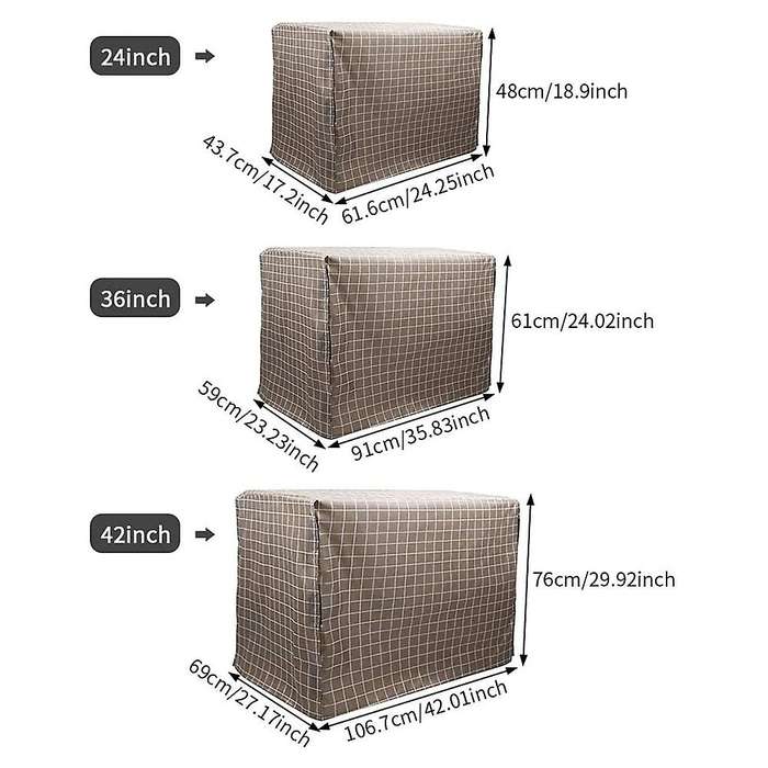 42 Inch Dog Cover, Privacy Dog Cover 210d Oxford Cloth Outdoor Indoor Dog Cover Kennel Cage