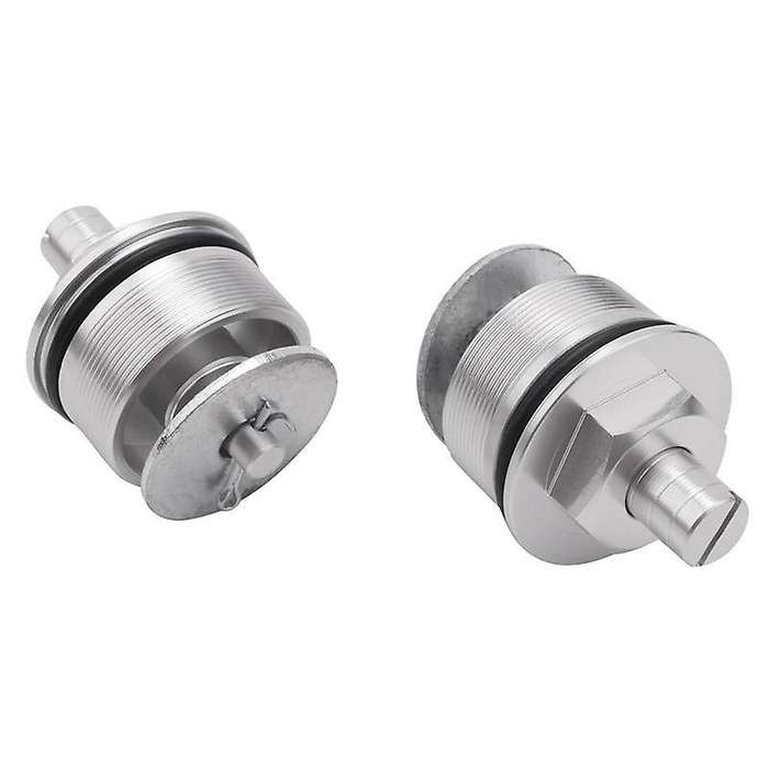 41MM Motorcycle Front Screw Fork Cover Cap Preload Adjusters Bolts for CB400(Silver)