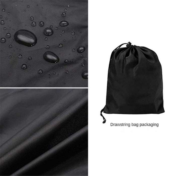 420d Silver-coated Outboard Motor Protective Cover, Waterproof and Dustproof Motor Engine Half Cove