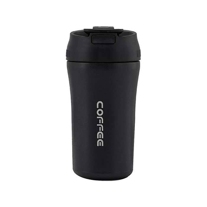 420ml Stainless Steel Coffee Cup Leak-proof Cup Outdoor Sports Fitness Travel Milk Tea Water Bottle