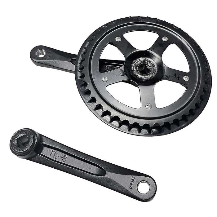 42t Foling Bike Crankset Road Bike 152mm Crank Set Hollow Tooth Plate Bike Sprocket Bike Accessorie
