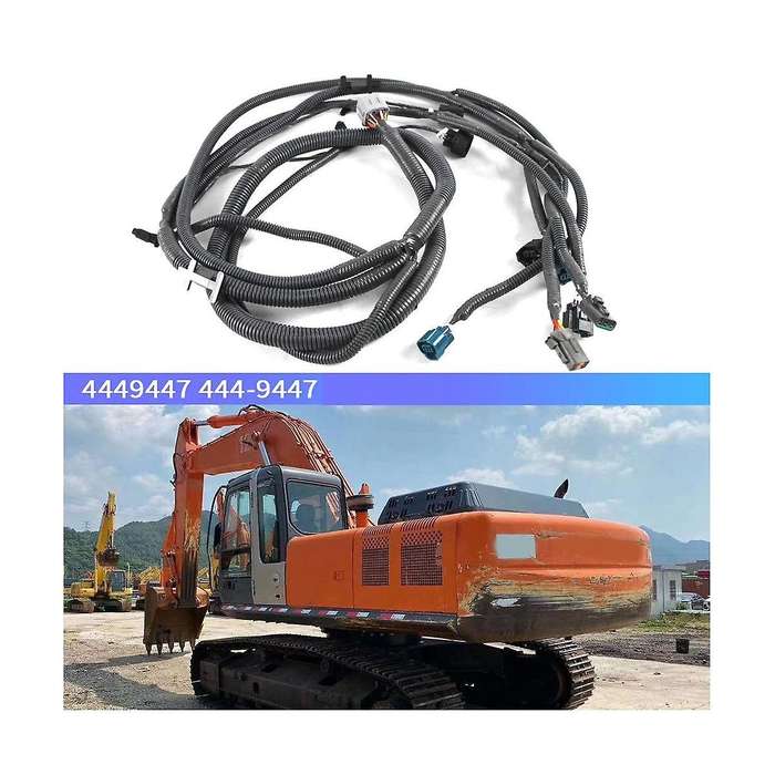 4449447 444-9447 Excavator Hydraulic Pump Wiring Harness for Zx200-1 Zx240-1