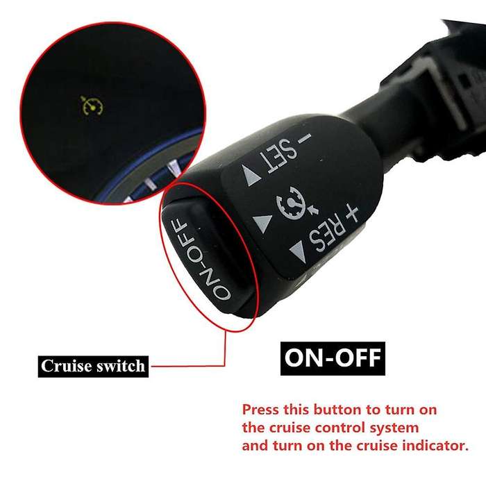 45186-47030-C0 Steering Wheel Cruise Control Switch & Dust Cover 84632-34011 for Prius Plug-in Hybri