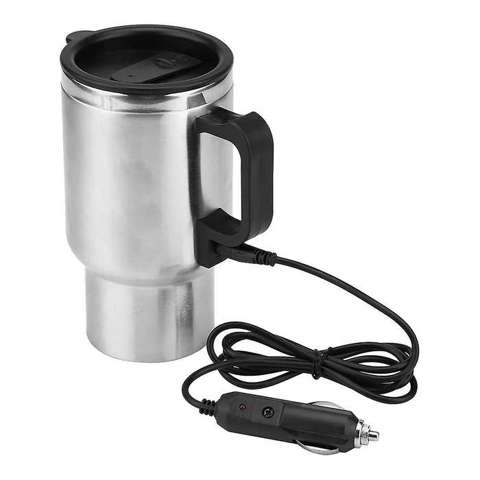 450ml 12v Car Heating Cup Usb Heating Bottle Drink Kettle Bottle Mug Lighter Heated Travel Water Ele