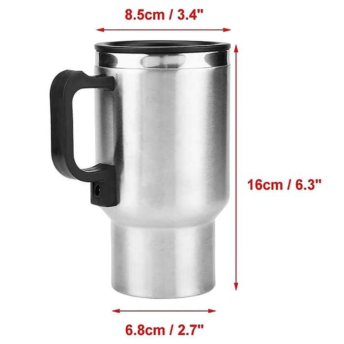 450ml 12v Car Heating Cup Usb Heating Bottle Drink Kettle Bottle Mug Lighter Heated Travel Water Ele