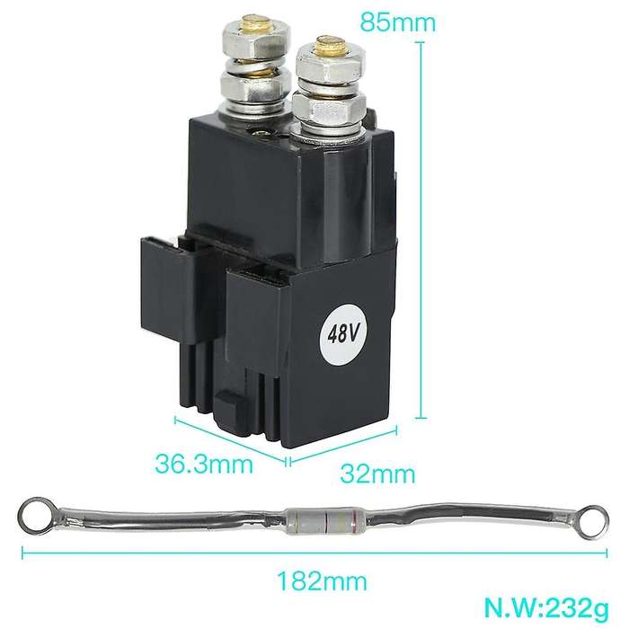 48 Volt Solenoid with Resistance for Club Car & Precedent & Tempo 102865901 1014947