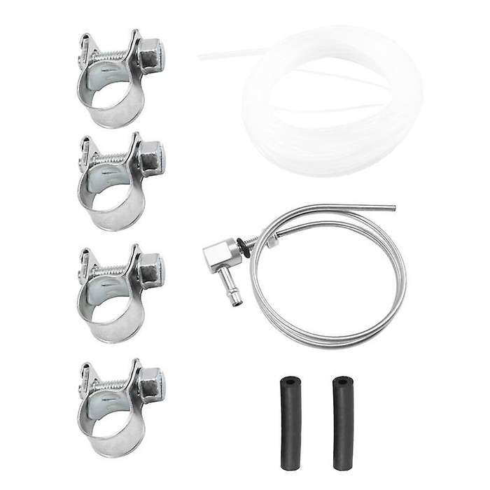 490mm Heater Fuel Stand Pipe Hose Gas Tank Pipe Tube Line with 4 Clamps for Webasto Eberspacher T5 T