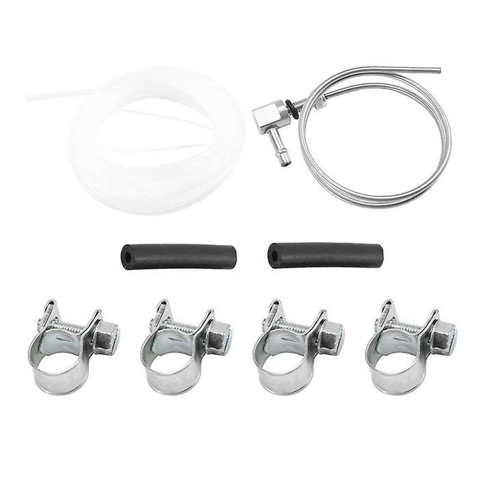 490mm Heater Fuel Stand Pipe Hose Gas Tank Pipe Tube Line with 4 Clamps for Webasto Eberspacher T5 T