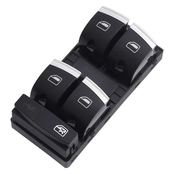 4F0959851H Car Front Driver Electric Power Window Lifter Control Switch for A3 A4 S4 RS4 A6 S6 RS6 2