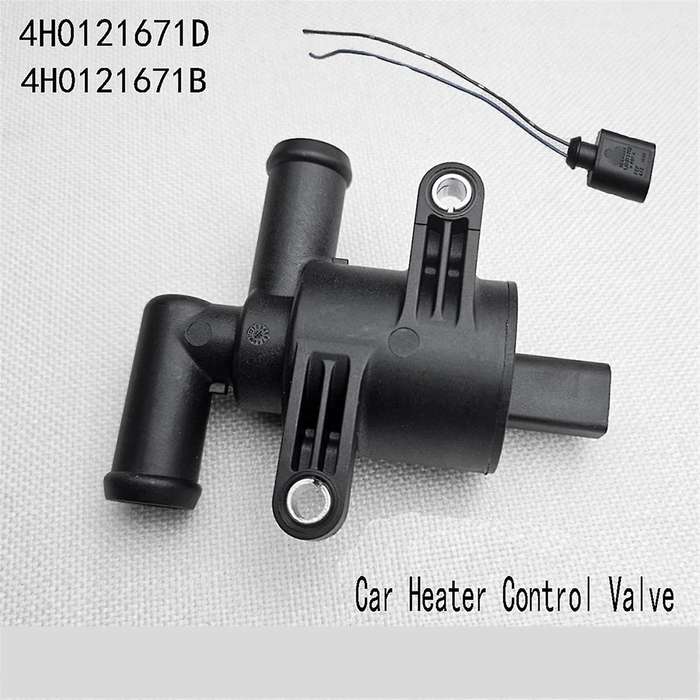 4H0121671D Car Heater Control Valve with Plug for A4 A5A6 C7 A7 A8 Q5 Golf 7 B8 Solenoid Valve 4H01
