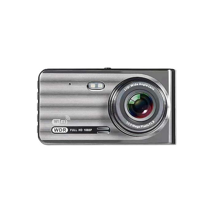 4inch 1080p Dual Lens Touchable Screen Car Recorder with Back-up Camera Function Hd Night Vision Rec