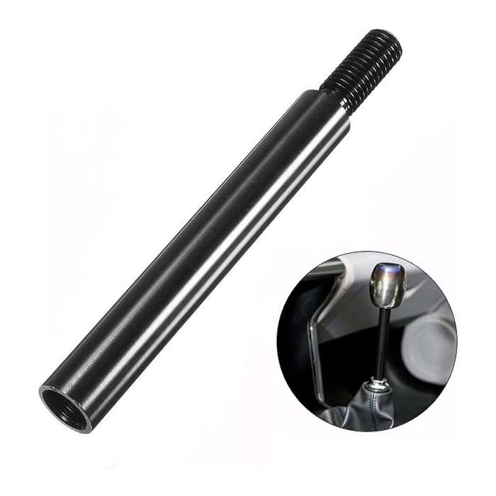 4Inch Black Shift Knob Extender Extension Gear Shifter Lever for Accord M10X1.5