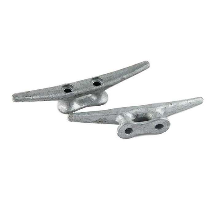 4Pack 4 Inch Galvanized Iron Dock Cleat,Rope Cleat,Anchor Line Cleat-perfect for Boat ,Decks,Piers f