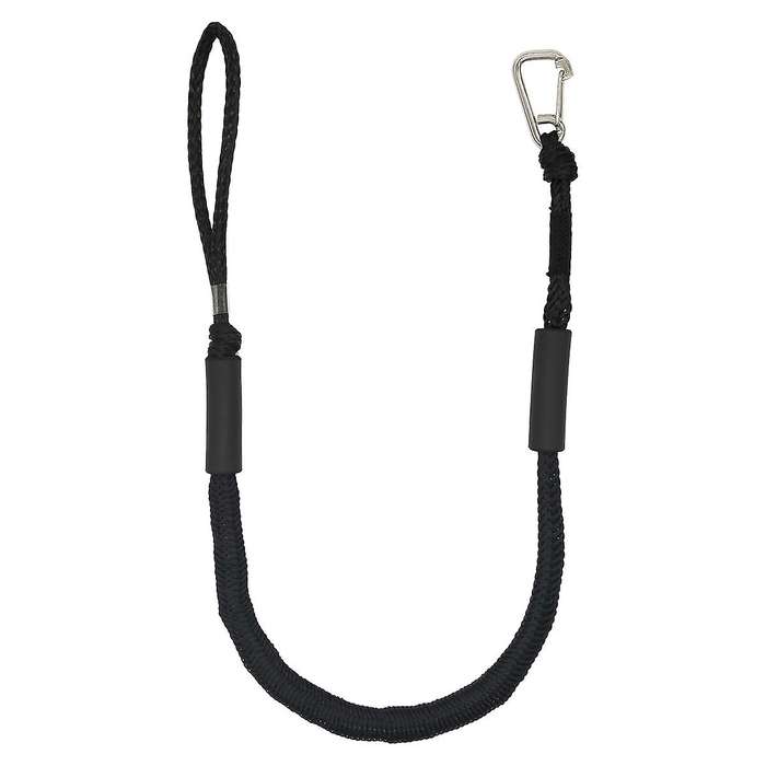 4Pack 4Ft Boat Bungee Dock Line with Hook Mooring Rope Boat Accessories for Boats Pontoon Kayak,Blac