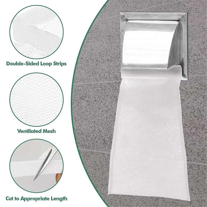 4Pack Dryer Vent Lint Bags Lint Traps Lint Dust Bag for Outdoor Dryer Vents Capturing Lint and Dust