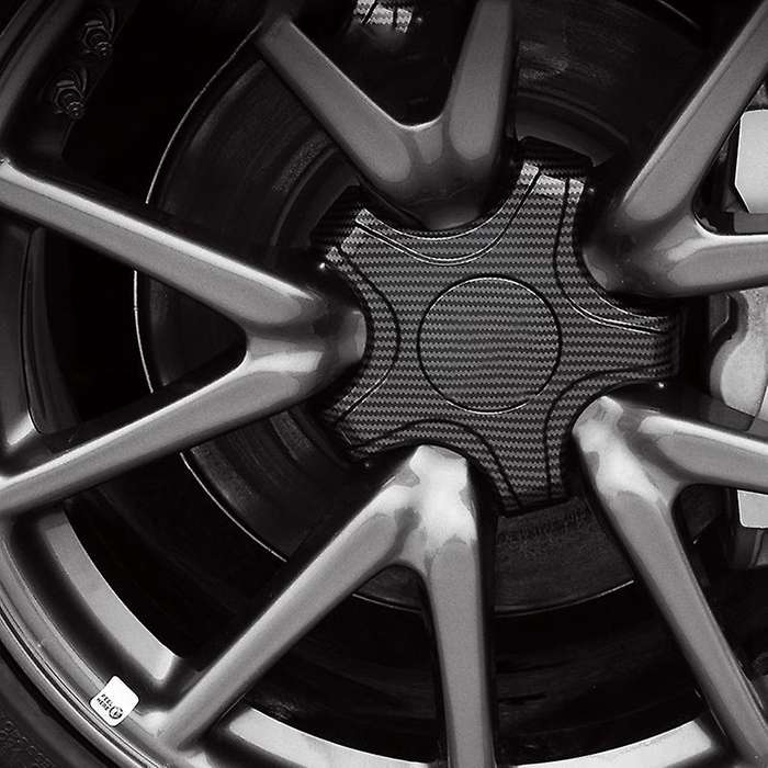 4PC Five Claw Wheel Center Caps Hub Cover Lug Nut Covers Hubcaps Car Decoration Modification for Mod