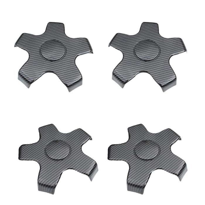 4PC Five Claw Wheel Center Caps Hub Cover Lug Nut Covers Hubcaps Car Decoration Modification for Mod
