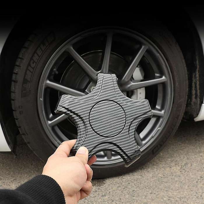 4PC Five Claw Wheel Center Caps Hub Cover Lug Nut Covers Hubcaps Car Decoration Modification for Mod