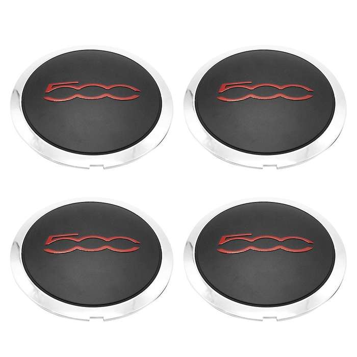 4pcs 133mm Hubcap for Wheels Centre Hub Caps Set 68078419ac 68078421ac Dust Cover 51884863 Red