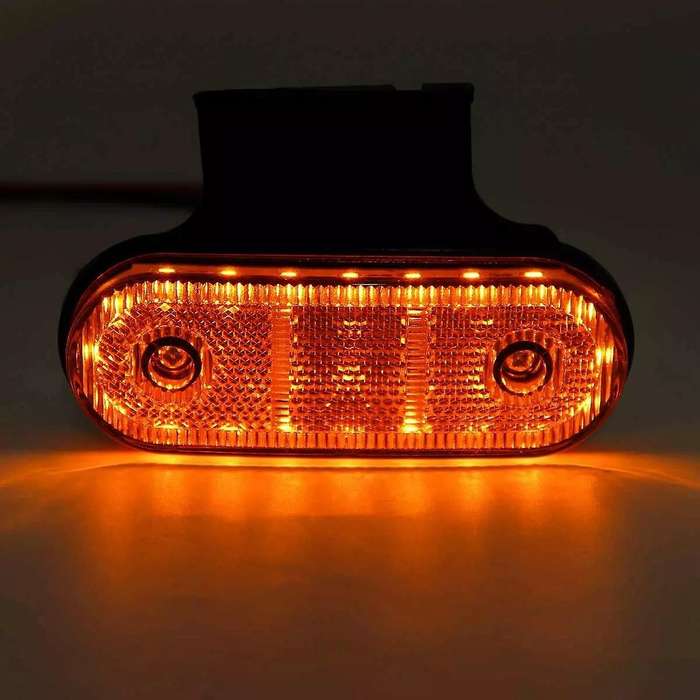 4pcs 12v 24v 20 Led Car Truck Side Marker Light Rear Tail Light Accessories for Rv Trailer Lorry Pi