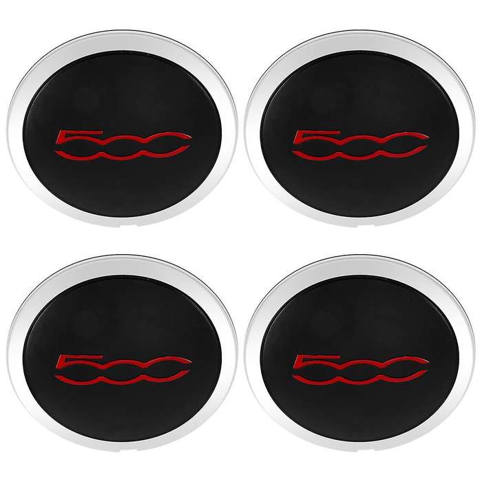 4pcs 133mm Hubcap for Wheels Centre Hub Set 68078419ac 68078421ac Dust Cover 51884863 Red