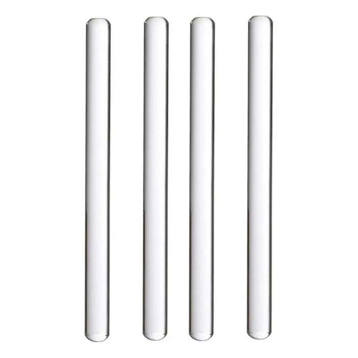 4Pcs 6.5Inch Acrylic Rolling Pin Clear Clay Rolling Pins Fondant Rolling Pole Cake Noodle Baking Dec
