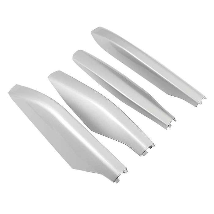 4PCS ABS Car Roof Luggage Rack Rail End Cover Protector Fit for Prado 2003-2009