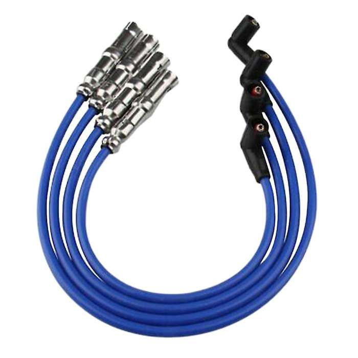 4PCS 8mm Car Spark Plug Wiring Harness Car Spark Plug Ignition Wire Set for Golf 2.0L 27588 2001-201
