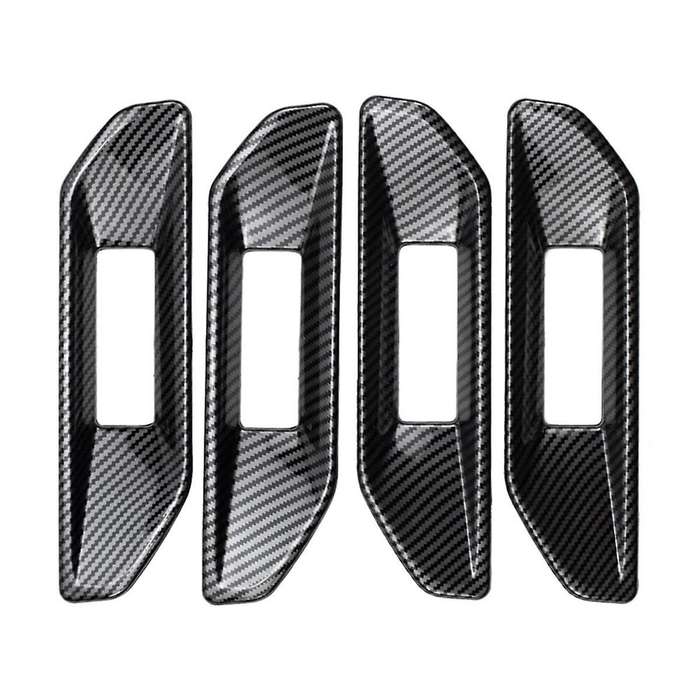 4pcs Abs Interior Decorative Interior Door Handle Door Armrest Panel Cover Trim for Everest 2023