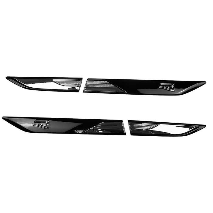 4Pcs ABS Side Wing Emblem Stickers Cover Trim for 2021-2022 Car Body Decoration Accessories
