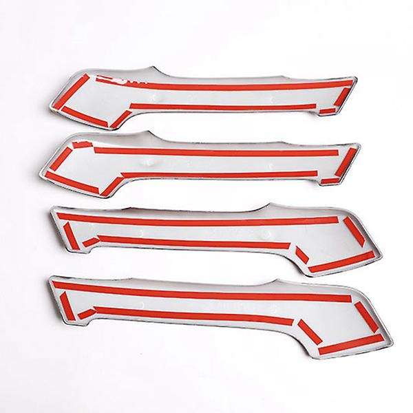 4Pcs Black Ash Wood Car ABS Interior Door Handle Trim for Land Cruiser Prado FJ150 150 2010-2018