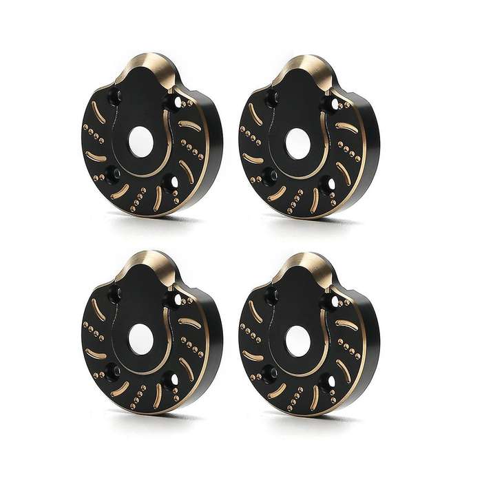4pcs Brass Weight 95g Outer Portal Drive Housing Steering Cover for Axial Scx10 Iii Capra Utb 1/10