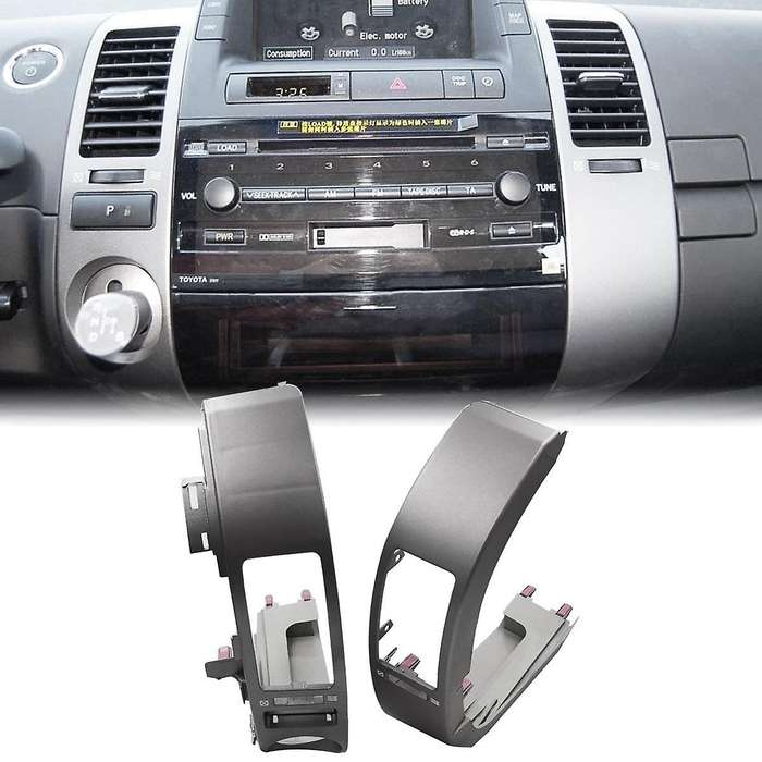 4pcs Car Center Dashboard Air Trim Frame Set for Prius 2004-2009 Air Conditioner Outlet Panel Cover