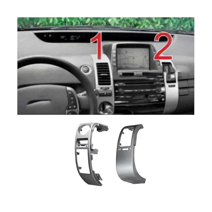 4pcs Car Center Dashboard Air Trim Frame Set for Prius 2004-2009 Air Conditioner Outlet Panel Cover