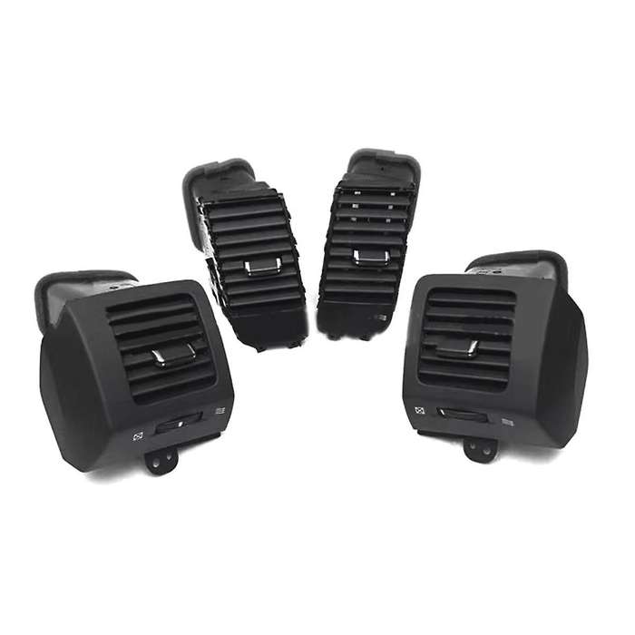 4Pcs Car Dashboard Air Conditioning Vent Outlet for Land Cruiser Prado LC120 GX470 2003-2009 Black