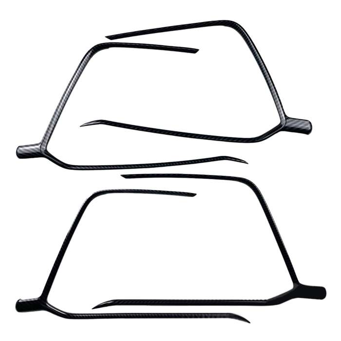 4PCS Car Door Armrest Trim Modification Door Bowl Decoration for 2019-2020