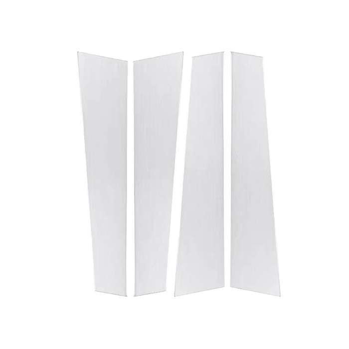 4pcs Car Exterior Door Window B Pillar Strip Sticker for Class 2020-2023 Chrome Aluminium Trim Pane