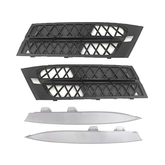 4pcs Car Front Bumper Closed Outer Grille for 5' F07 Gt 535i Gt 550i Gt 2010-2013 51117200735 511172