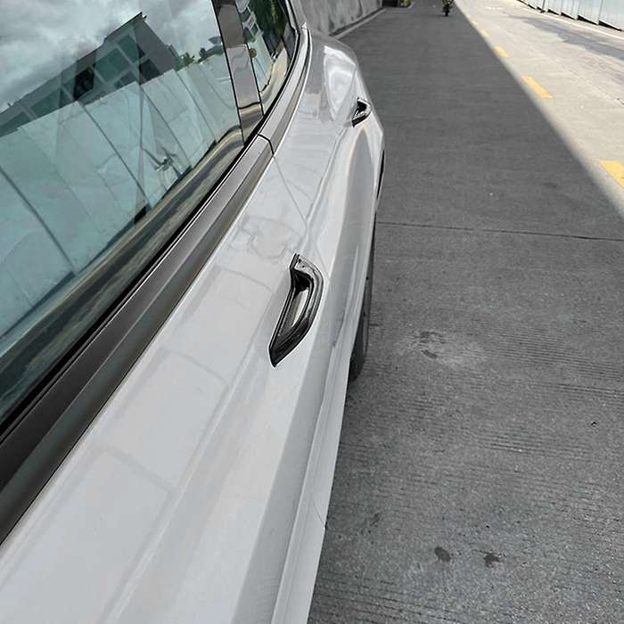 4Pcs Car Glossy Black External Antifreeze Portable Door Handle Wrap Cover for Y Car Modification