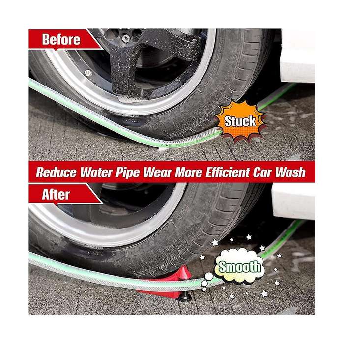 4pcs Car Hose Guide, Tire Hose Roller for Car Washing, Tire Hose Guide , Car Tires Plastic Wash Tool