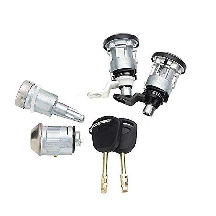 4PCS Car Ignition Switch Left Right Lock Set with 2 Keys for Transit Mk5 1994-1997 1998 1999 2000 95