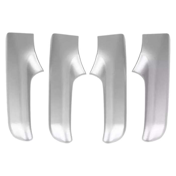 4Pcs Car Interior Door Handle Trim Decoration Cover Frame Silver Chrome for Land Cruiser Prado J150