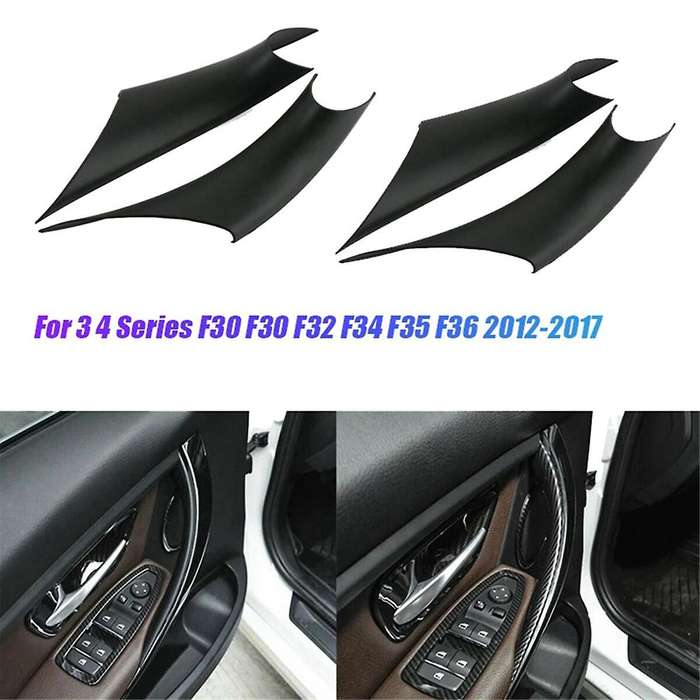 4PCS Car Interior Door Handle Cover Trim for 3 4 Series F30 F30 F32 F34 F35 F36 12-2017 Armrest Pull