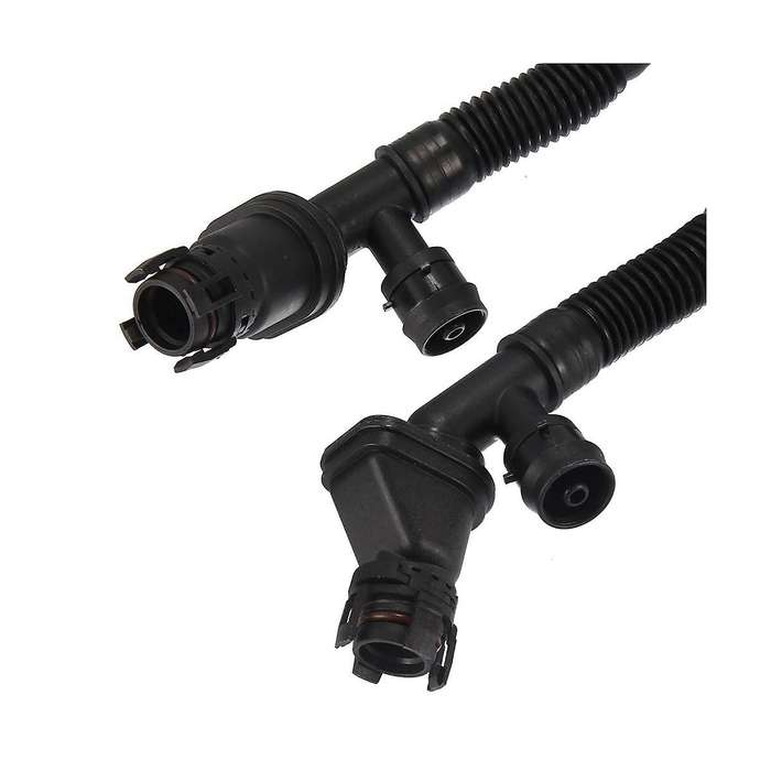 4pcs Car Left+right Crankcase Vent Pipe for 550i 650i 750i 750li X5 X6 11157575641, 11157646087, 111